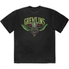 Gremlins 'Stripe 1984 Green Logo' (Black) T-Shirt