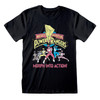 Power Rangers 'Morph Into Action' (Black) T-Shirt