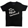 Style Council 'Stacked Logo' (Black) T-Shirt