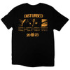 Disturbed 'European Tour '23 Split Face' (Black) T-Shirt BACK