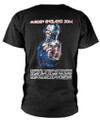 Iron Maiden 'England 2014 Tour' (Black) T-Shirt BACK