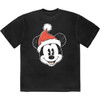 Disney Mickey Mouse 'Santa Hat' (Black) T-Shirt