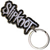 Slipknot 'White Logo Black Border' Keyring
