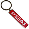 Nickelback 'White Logo Red' Keyring