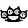 Five Finger Death Punch 'Knuckles B&W' Pin Badge