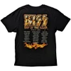 Kiss 'End Of The Road Final Tour'  (Black) T-Shirt BACK