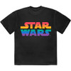 Star Wars 'Rainbow Logo' (Black) T-Shirt