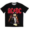 AC/DC 'Angus Highway To Hell' (Black Sublimation-Dye) T-Shirt
