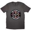Marvel Deadpool 'Chimichanga' (Grey) T-Shirt