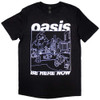 Oasis 'Be Here Now Line Drawing' (Black) T-Shirt