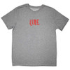 The Cure 'Mini Logo' (Grey) T-Shirt
