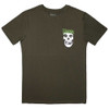Misfits 'Mini Skull & Logo' (Green) T-Shirt