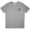 Red Hot Chili Peppers 'Mini Classic Asterisk' (Grey) T-Shirt