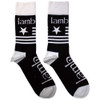 Lamb Of God 'Flag' (Black) Socks (One Size = UK 7-11)