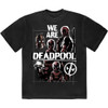 Marvel Deadpool 'We Are Deadpool' (Black) T-Shirt