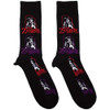 Rob Zombie 'Multicolour Repeats' (Black) Socks (One Size = UK 7-11)