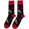 Slayer 'Logos Pattern' (Black) Socks (One Size = UK 7-11)