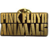Pink Floyd 'Animals Gold Text Logo' Pin Badge