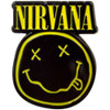 Nirvana 'Logo & Happy Face Cut-Out' Pin Badge