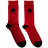 David Bowie 'Blackstar' (Red) Socks (One Size = UK 7-11)