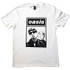 Oasis 'Noel & Liam Boxed Photo' (White) T-Shirt