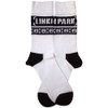 Linkin Park 'LP Repeat' (White) Socks (One Size = UK 7-11)