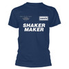 Oasis 'Shakermaker Tracklisting' (Navy Blue) T-Shirt