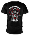 Impaled Nazarene 'Soldiers Of Satan' (Black) T-Shirt Back