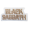 Black Sabbath '3D Text Logo' (Iron On) Patch