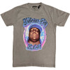 The Notorious B.I.G 'RIP Airbrush' (Grey) T-Shirt