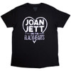 Joan Jett & The Blackhearts 'Band Logo' (Black) T-Shirt