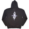 Slipknot 'Album Splatter' (Grey) Pull Over Hoodie BACK