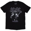 AC/DC 'PWRD-UP B&W Photo EU Tour '24' (Black) T-Shirt