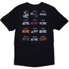 AC/DC 'History Logo' (Black) T-Shirt BACK