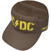 AC/DC 'PWR-UP & Stencil Logo' (Green) Military Cap