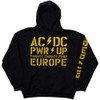 AC/DC 'PWR-UP EU Tour '24' (Black) Pull Over Hoodie