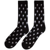 Billie Eilish 'Blohsh Pattern' (Black) Socks (One Size = UK 7-11) BACK