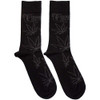 Cypress Hill 'Leaf Pattern' (Black) Socks (One Size = UK 7-11)