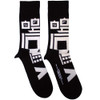 Five Finger Death Punch 'Pixeled Skull' (Black) Socks (One Size = UK 7-11)