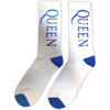 Queen 'Blue Logo' (White) Socks (One Size = UK 7-11) BACK