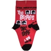 The Beatles 'A Hard Day's Night' (Red) Socks (One Size = UK 7-11) BACK