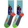 The Beatles 'Sub & Band' (Blue) Socks (One Size = UK 7-11) BACK