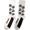 The Beatles 'Band & Meanies Monochrome' (White) Socks (One Size = UK 7-11) BACK