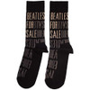 The Beatles 'For Sale Text Outlines Repeat' (Black) Socks (One Size = UK 7-11) BACK
