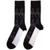 The Beatles 'Abbey Road Outlines' (Black) Socks (One Size = UK 7-11)