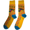 The Beatles 'Magical Mystery Tour' (Orange) Socks (One Size = UK 7-11)