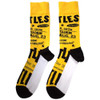 The Beatles 'USA' (Yellow) Socks (One Size = UK 7-11)