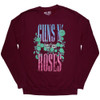 Guns N' Roses 'Guns & Vine' (Maroon) Sweatshirt