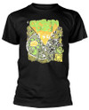 Green Day 'Psychedelic Kerplunk' (Black) T-Shirt Front