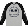 The Nightmare Before Christmas 'Floral Jack' (Black & Grey) Long Sleeve Shirt